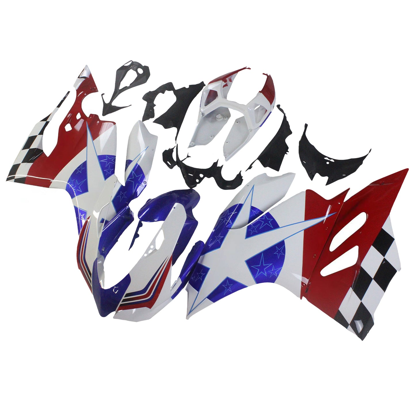 Amotopart Ducati 1199 2012-2015 Kit Carena Carrozzeria Plastica ABS