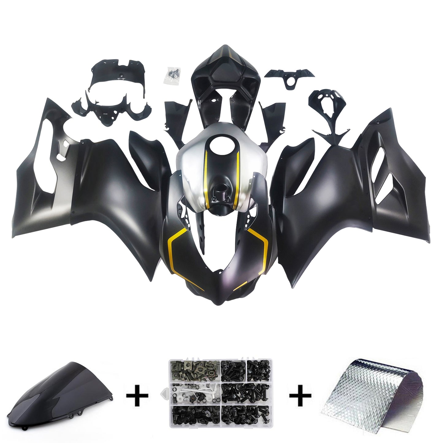 Amotopart Ducati 1199 2012-2015 Kit Carena Carrozzeria Plastica ABS