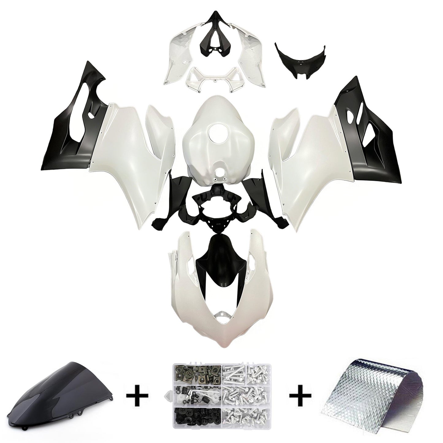 Amotopart Ducati 1199 2012-2015 Kit Carena Carrozzeria Plastica ABS