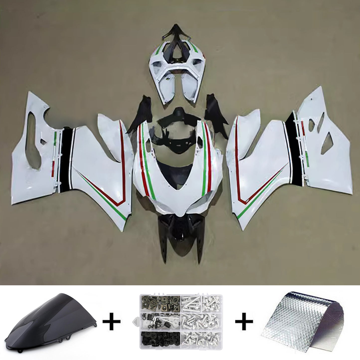 Kit carenatura iniezione Ducati 1199 2012-2015 Carrozzeria plastica ABS