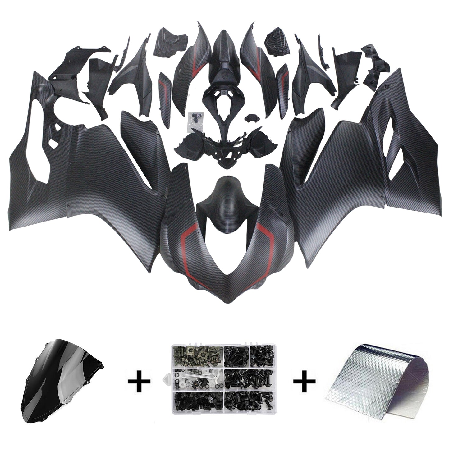 Amotopart Ducati 1299 2015-2020 Kit carena Carrozzeria Plastica ABS