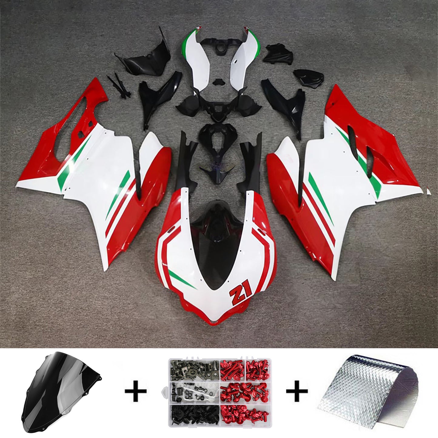 Kit carenatura iniezione Ducati 1299 2015-2020 Carrozzeria plastica ABS
