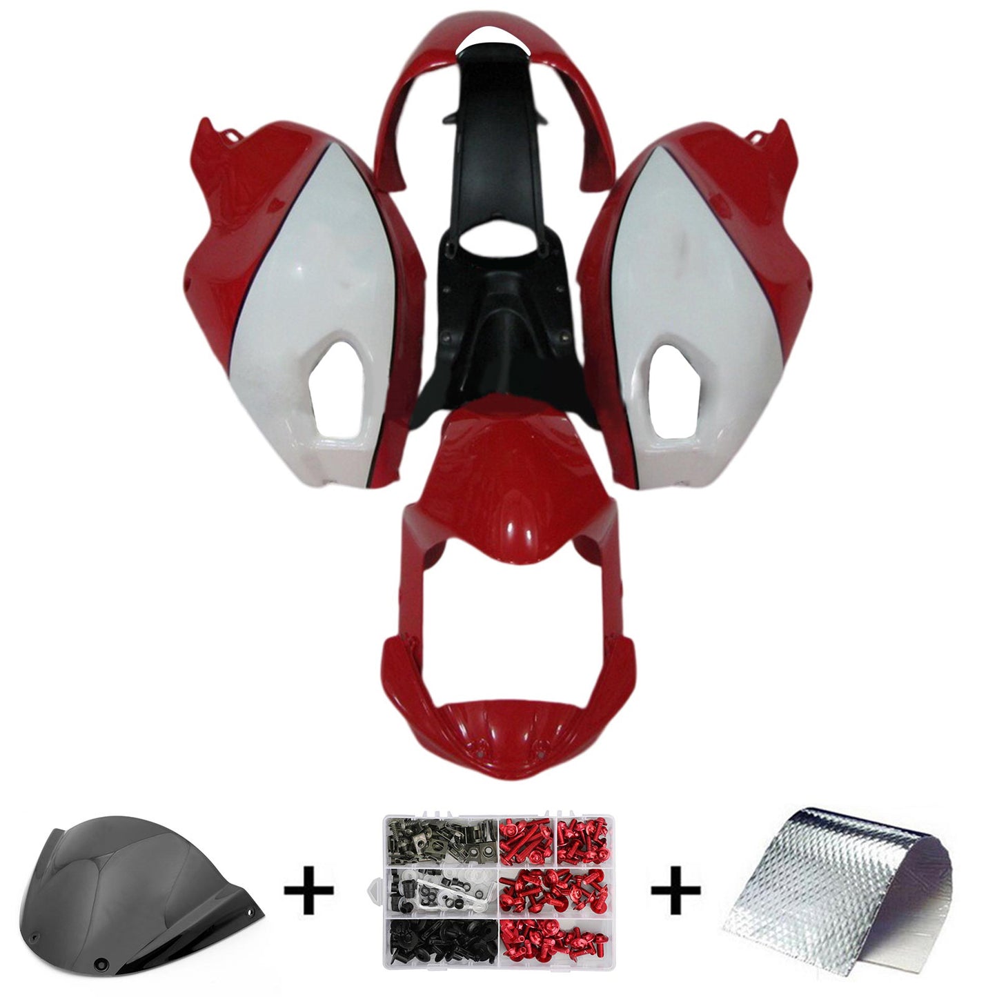 Amotopart Ducati Monster 696 796 1100 S EVO tutti gli anni Kit Carena Carrozzeria