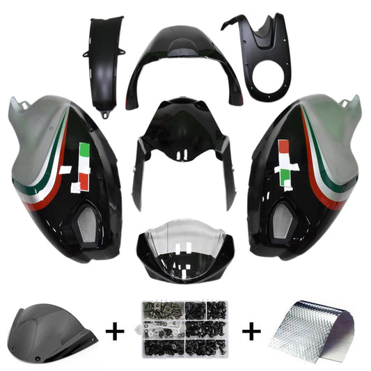 Amotopart Ducati Monster 696 796 1100 S EVO tutti gli anni Kit Carena Carrozzeria