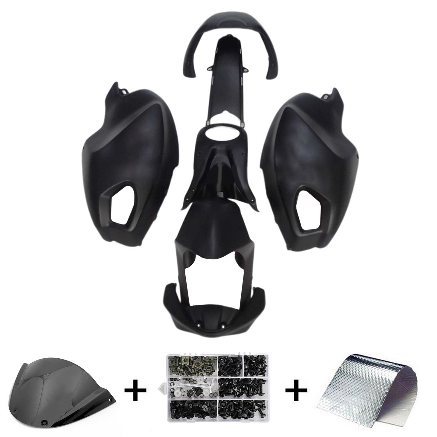 Amotopart Ducati Monster 696 796 1100 S EVO tutti gli anni Kit Carena Carrozzeria