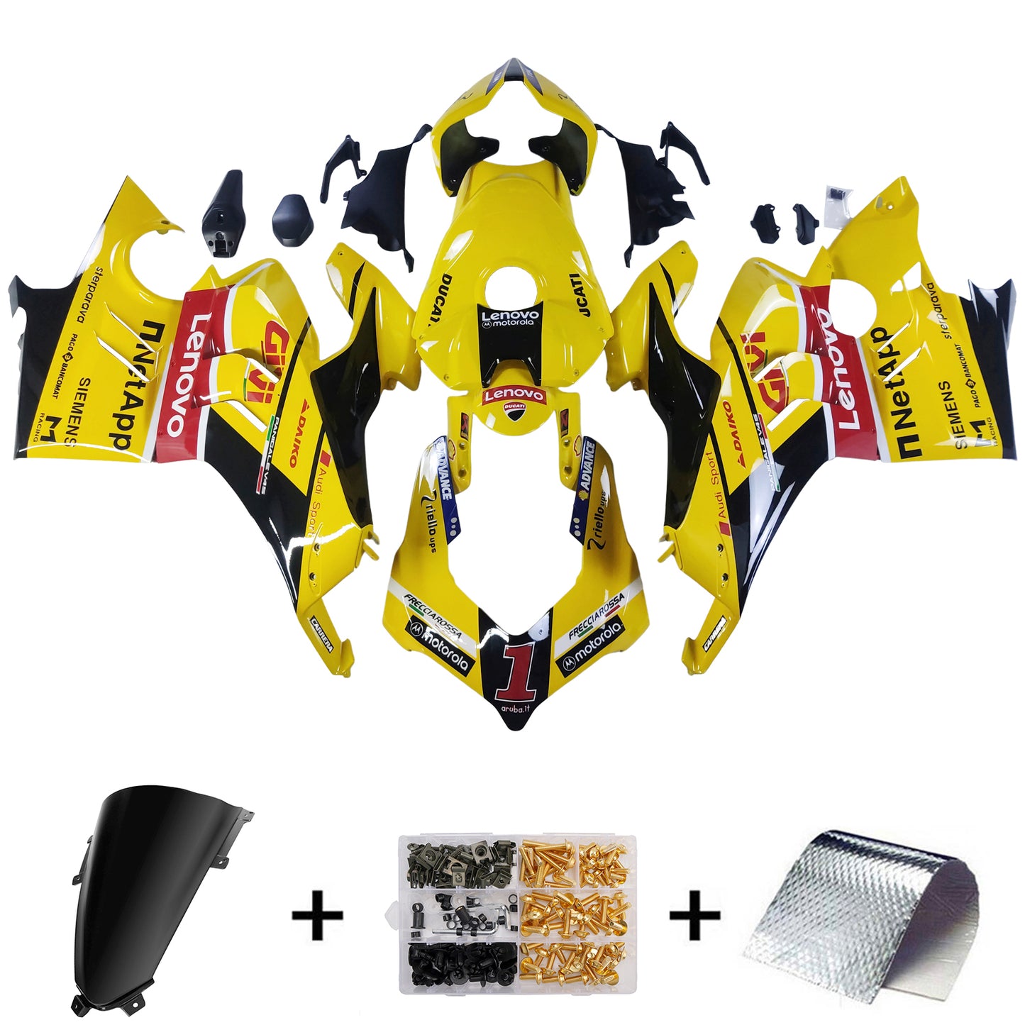 Carrozzeria kit carenatura iniezione Ducati Panigale V4/V4S 2022-2024