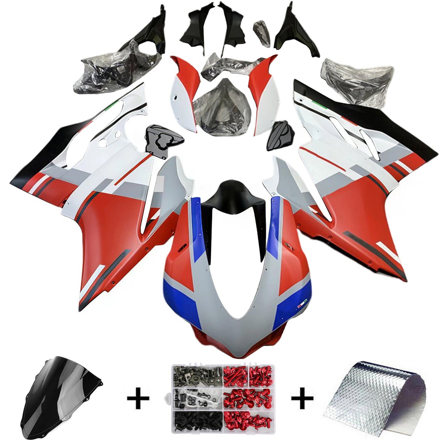 Kit di carenatura iniezione ABS di plastica adatta per Ducati 959 2015-2020