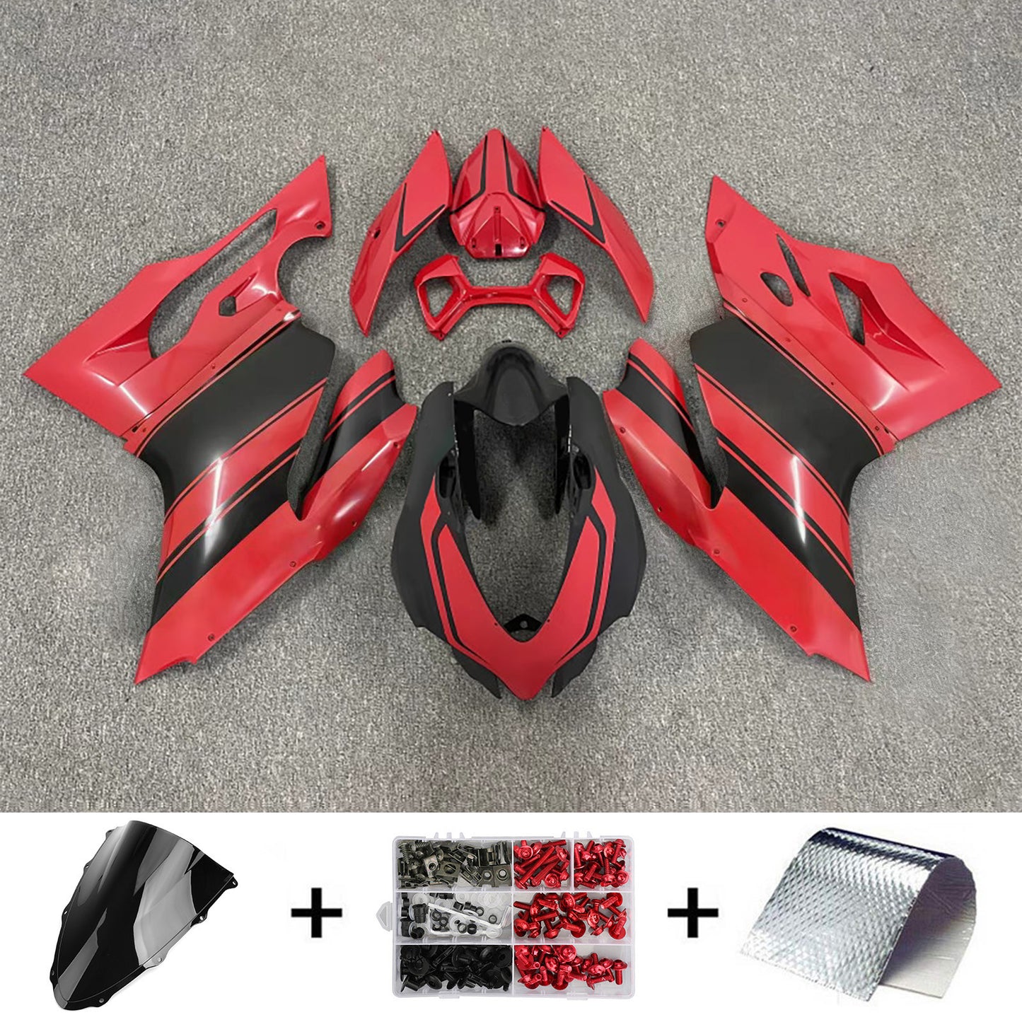 Kit di carenatura iniezione ABS di plastica adatta per Ducati 959 2015-2020