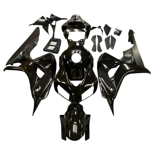 Amotopart rivestimento Honda CBR1000RR 2006-2007 Kit trigger nero lucido di controllo