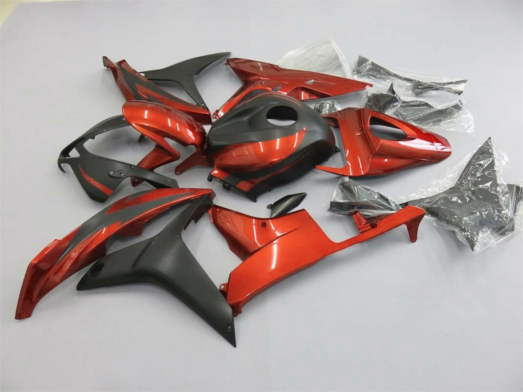 Carena Kit Carrozzeria ABS adatta per Honda CBR600RR 2007 2008 Rosso Nero Generico