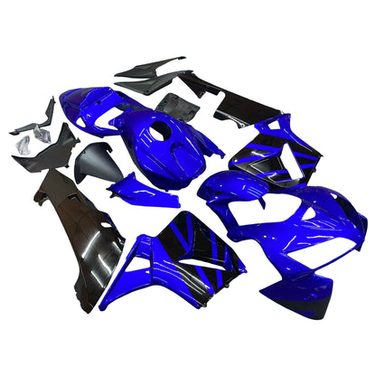 Amotopart 2005-2006 CBR600rr Honda Cladding Blue Black Kit