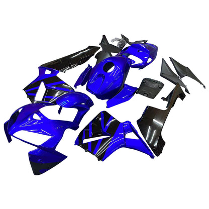 Amotopart 2005-2006 CBR600rr Honda Cladding Blue Black Kit