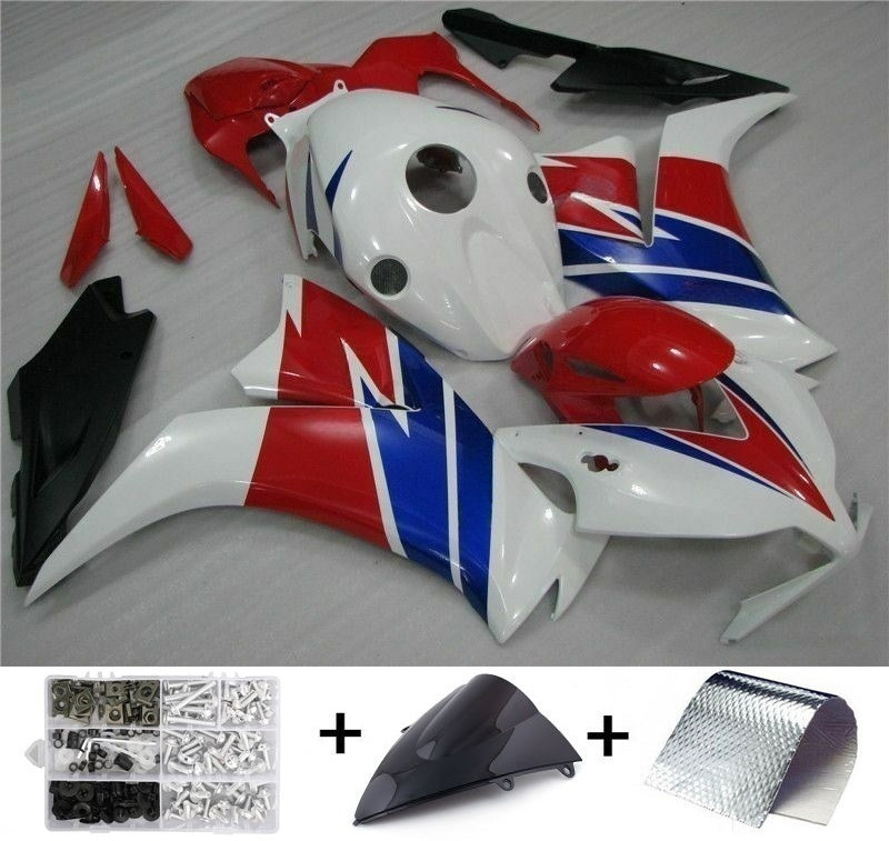 Kit Carenatura Per Honda CBR1000RR 2012-2016 Bianco Rosso ABS Stampo Ad Iniezione Carrozzeria Generico
