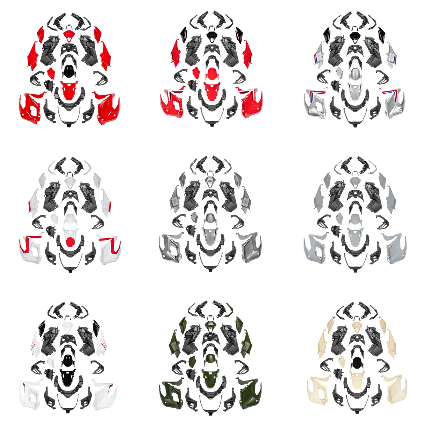 Kit carena per stampaggio a iniezione Honda X-ADV 750 XADV750 2021-2023 Carrozzeria