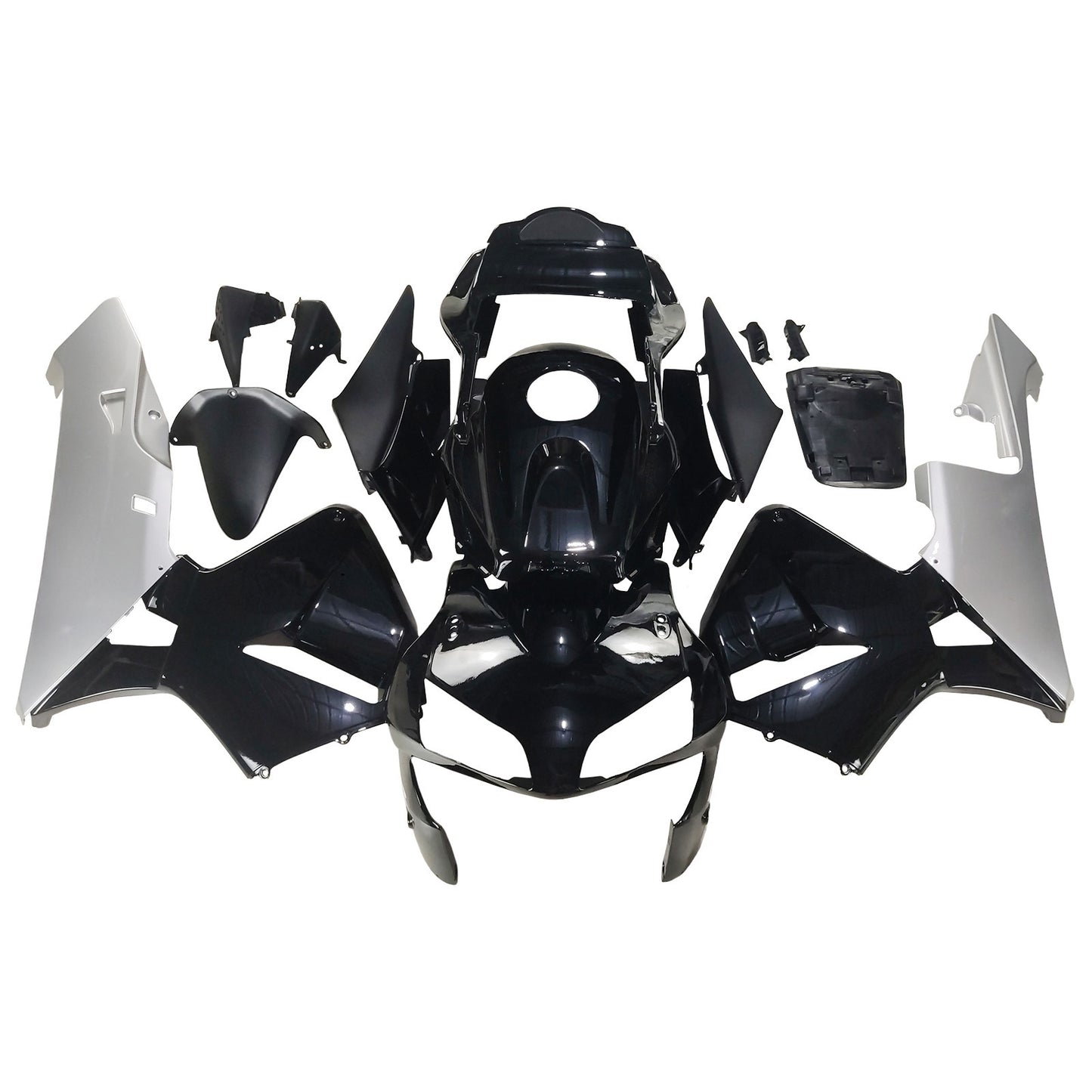 Carene 2003-2004 Honda CBR 600 RR Nero &amp; Argento Honda Generic