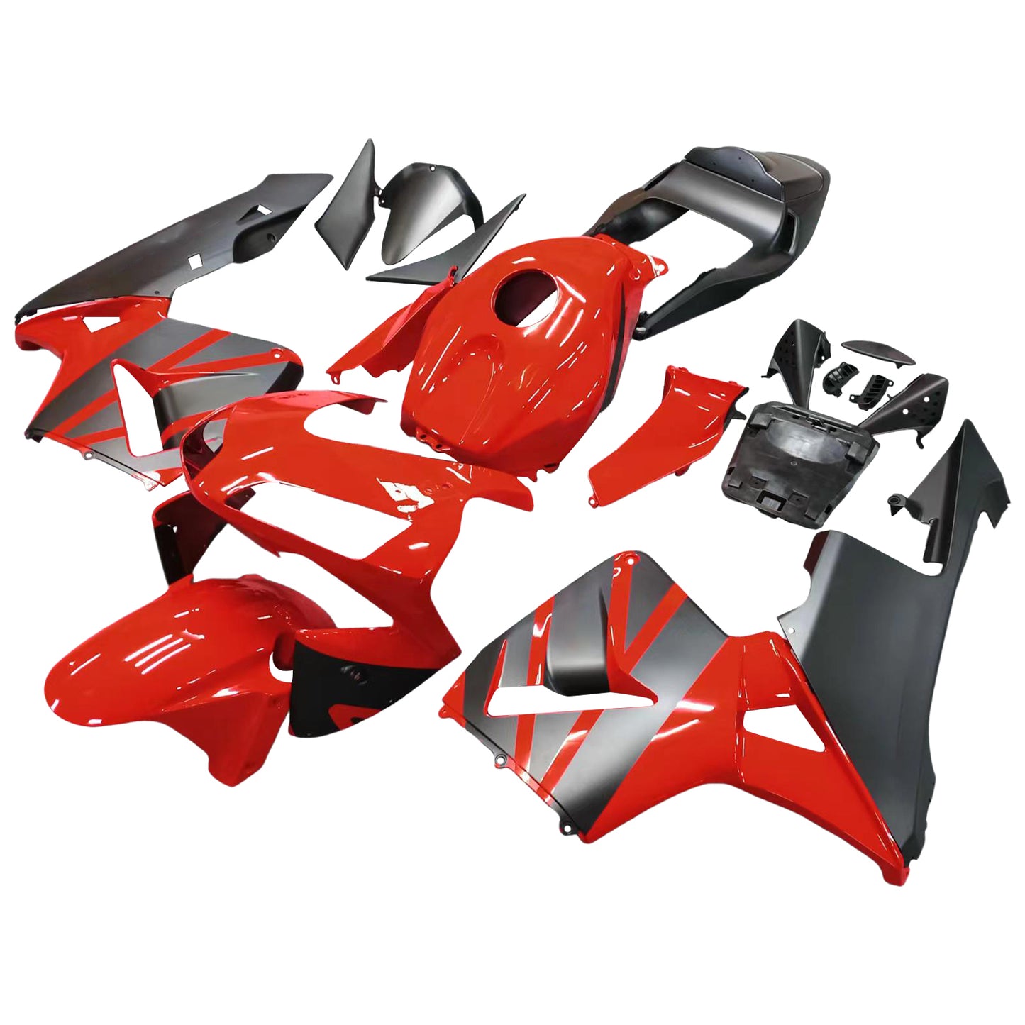 Carene 2003-2004 Honda CBR 600 RR Rosso & Nero Honda Generic