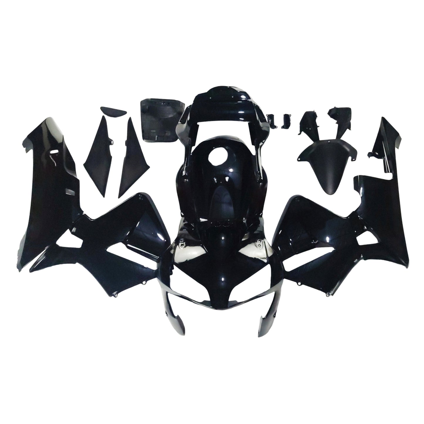 Amotopart 2003-2004 CBR600rr Honda Cladding Black Kit