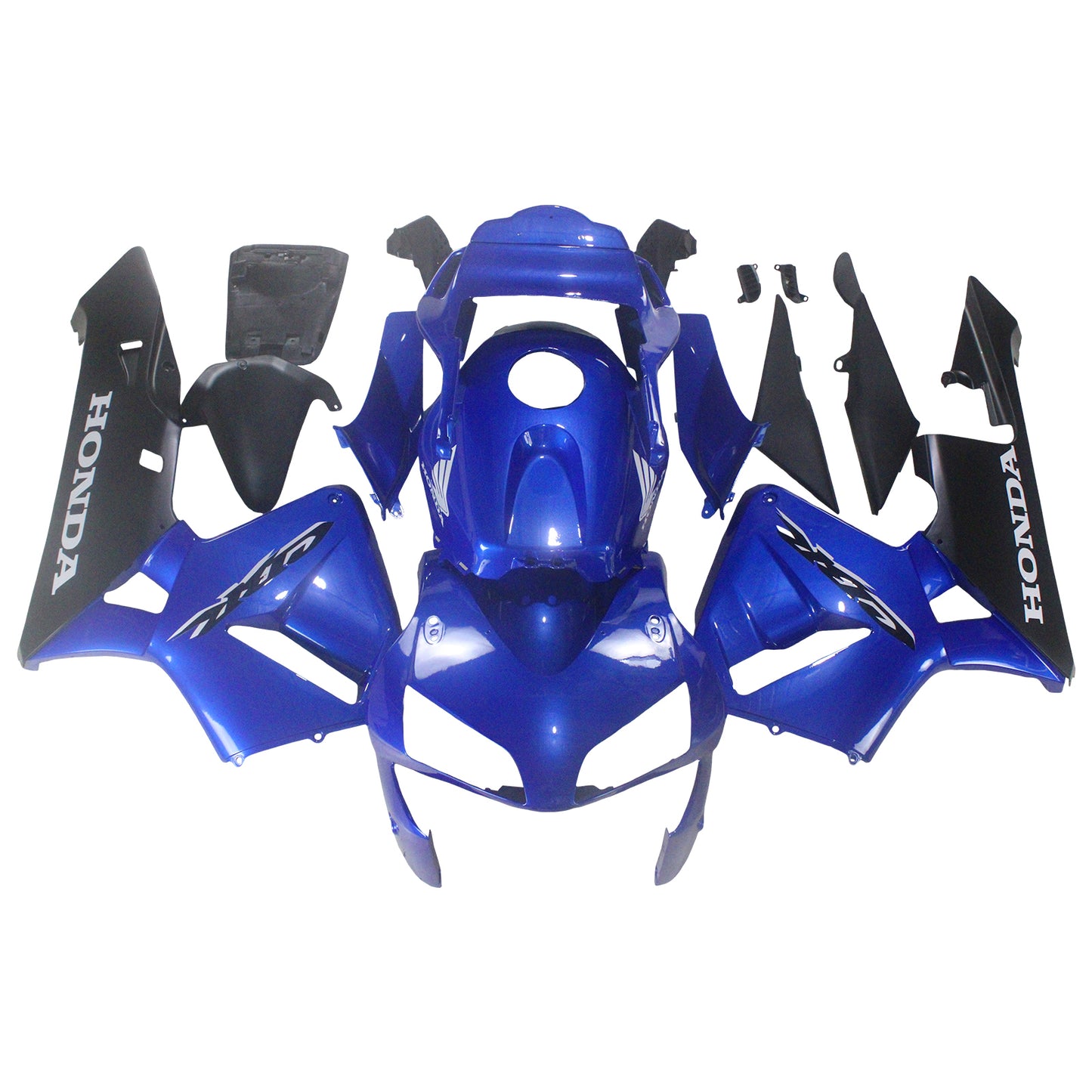 Per CBR600RR 2003-2004 Carrozzeria Carenatura ABS blu Set di plastica stampata ad iniezione Generico