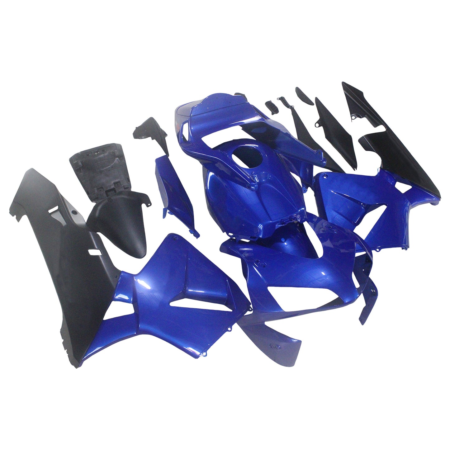 Carene 2003-2004 Honda CBR 600 RR Blu &amp; Nero CBR Racing Generico