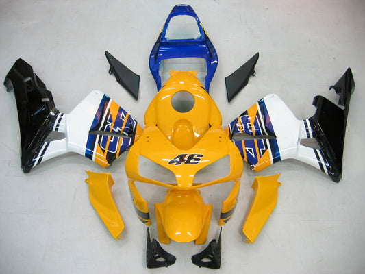 Carene 2003-2004 Honda CBR 600 RR Giallo &amp; Blu No.46 N. Azzurro Racing Generico