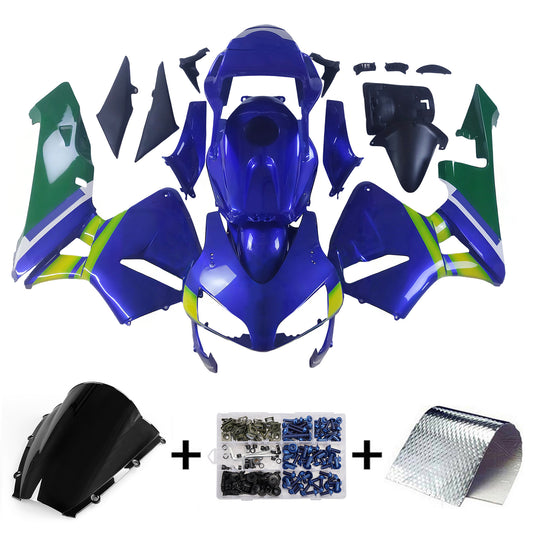 Carene 2003-2004 Honda CBR 600 RR Blu &amp; Verde Movistar Generico
