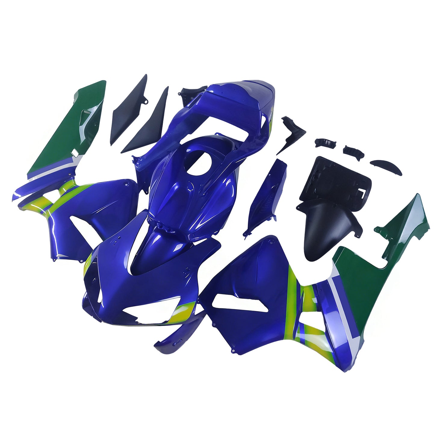 Carene 2003-2004 Honda CBR 600 RR Blu &amp; Verde Movistar Racing Generico