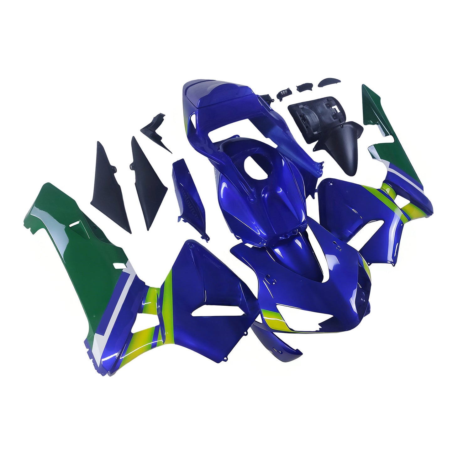 Carene 2003-2004 Honda CBR 600 RR Blu &amp; Verde Movistar Racing Generico