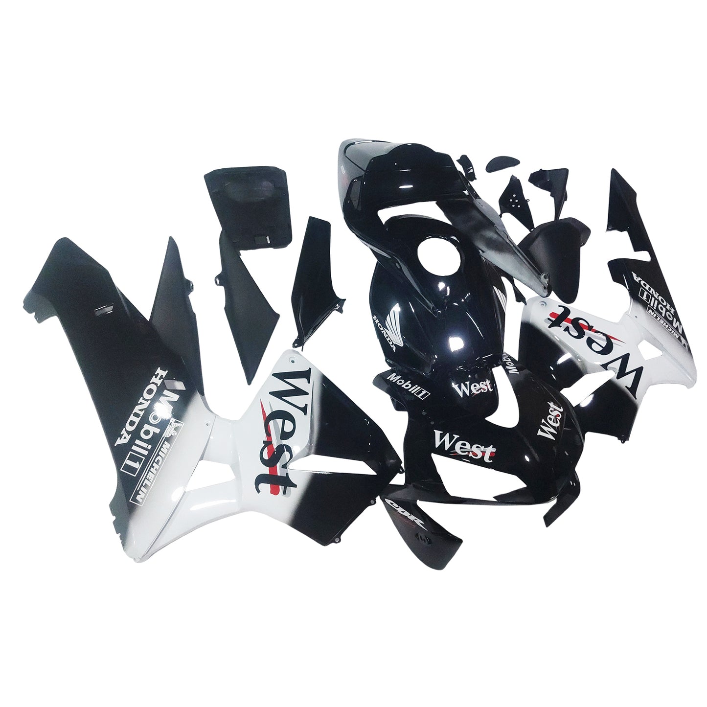 Carene 2003-2004 Honda CBR 600 RR Nero West Generico