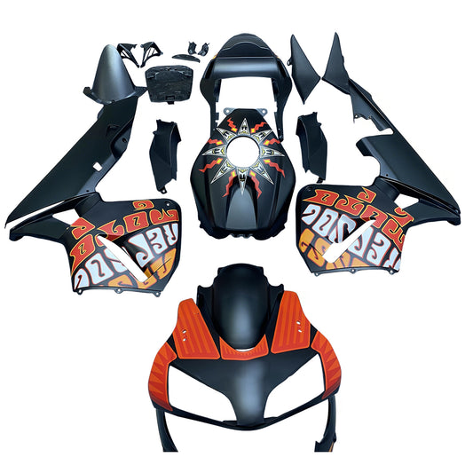 Carene 2003-2004 Honda CBR 600 RR Nero Opaco Valentino Rossi Moto Racing Generico