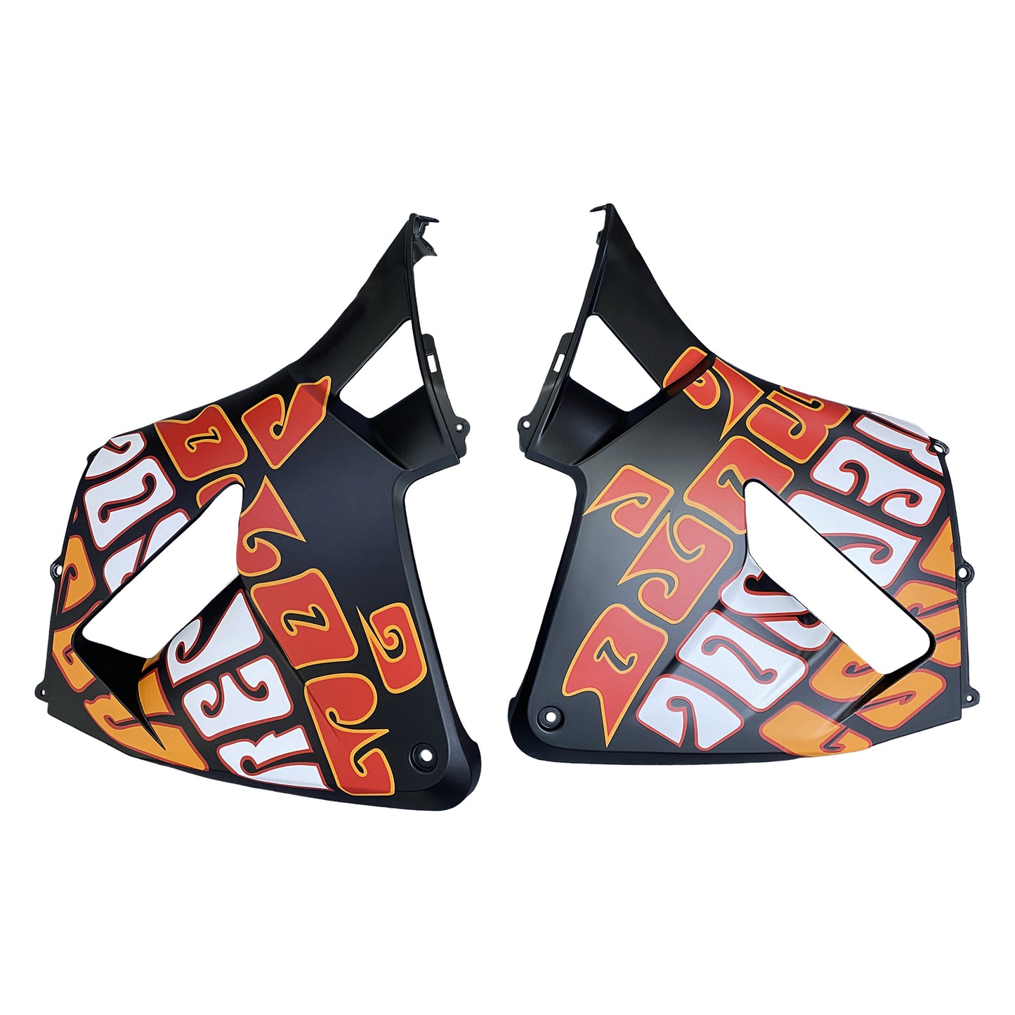 Carene 2003-2004 Honda CBR 600 RR Nero Opaco Valentino Rossi Moto Generico