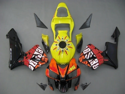 Carene 2003-2004 Honda CBR 600 RR Giallo Nero Valentino Rossi Repsol Moto Generic