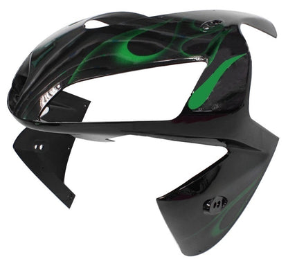 Carene 2003-2004 Honda CBR 600 RR Black & Green Flame Generico