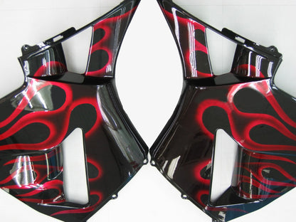 Carene 2003-2004 Honda CBR 600 RR Black & Red Flame Racing Generico