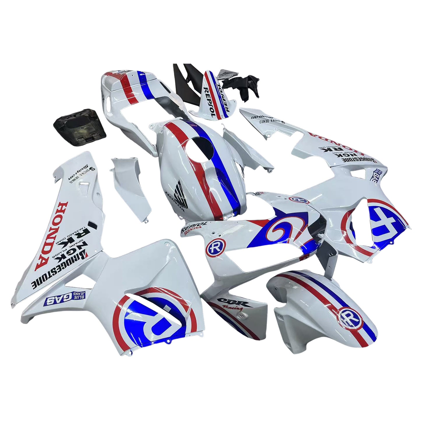 Carene 2003-2004 Honda CBR 600 RR No.2 Bianco Repsol Racing Generico