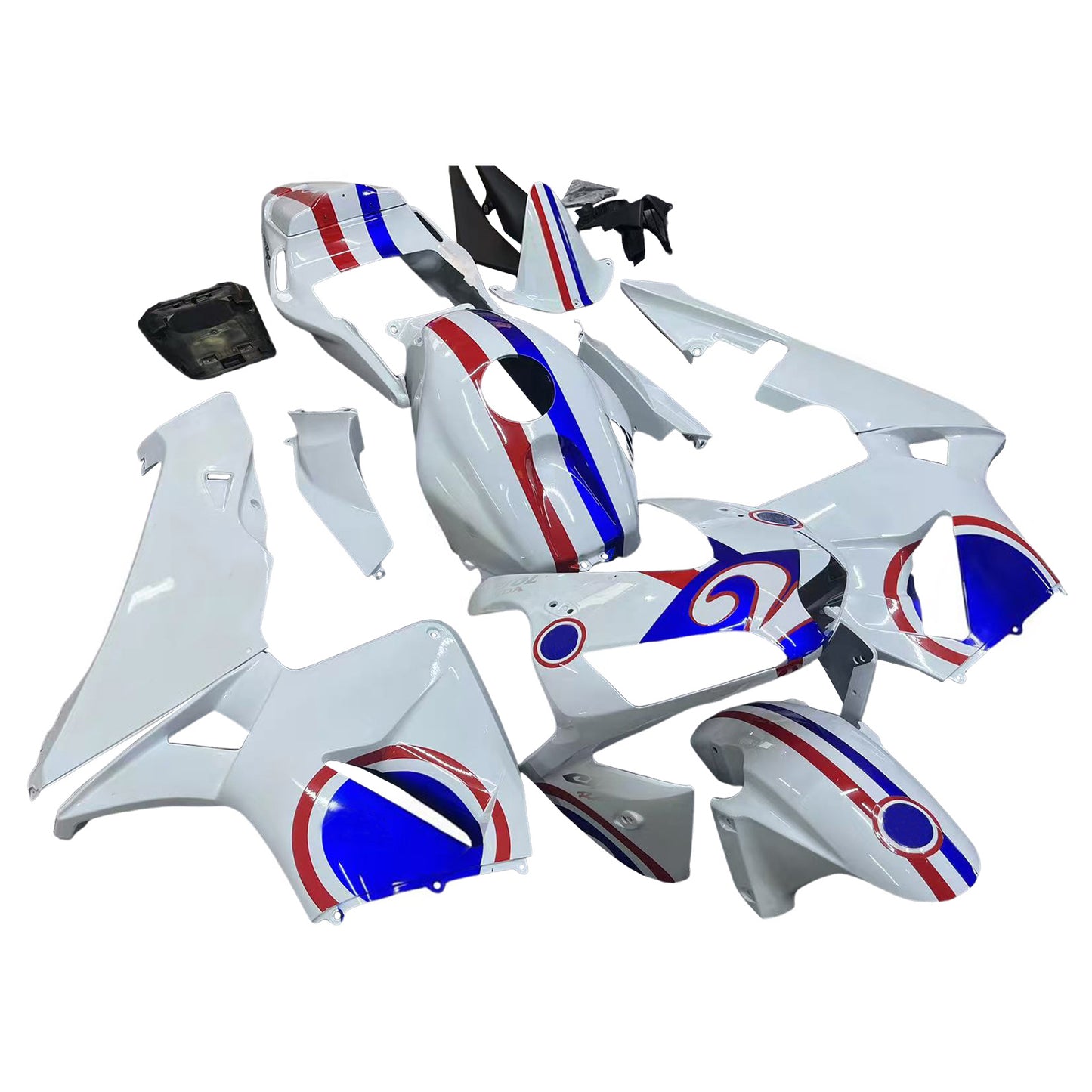 Carene 2003-2004 Honda CBR 600 RR No.2 Bianco Repsol Generico