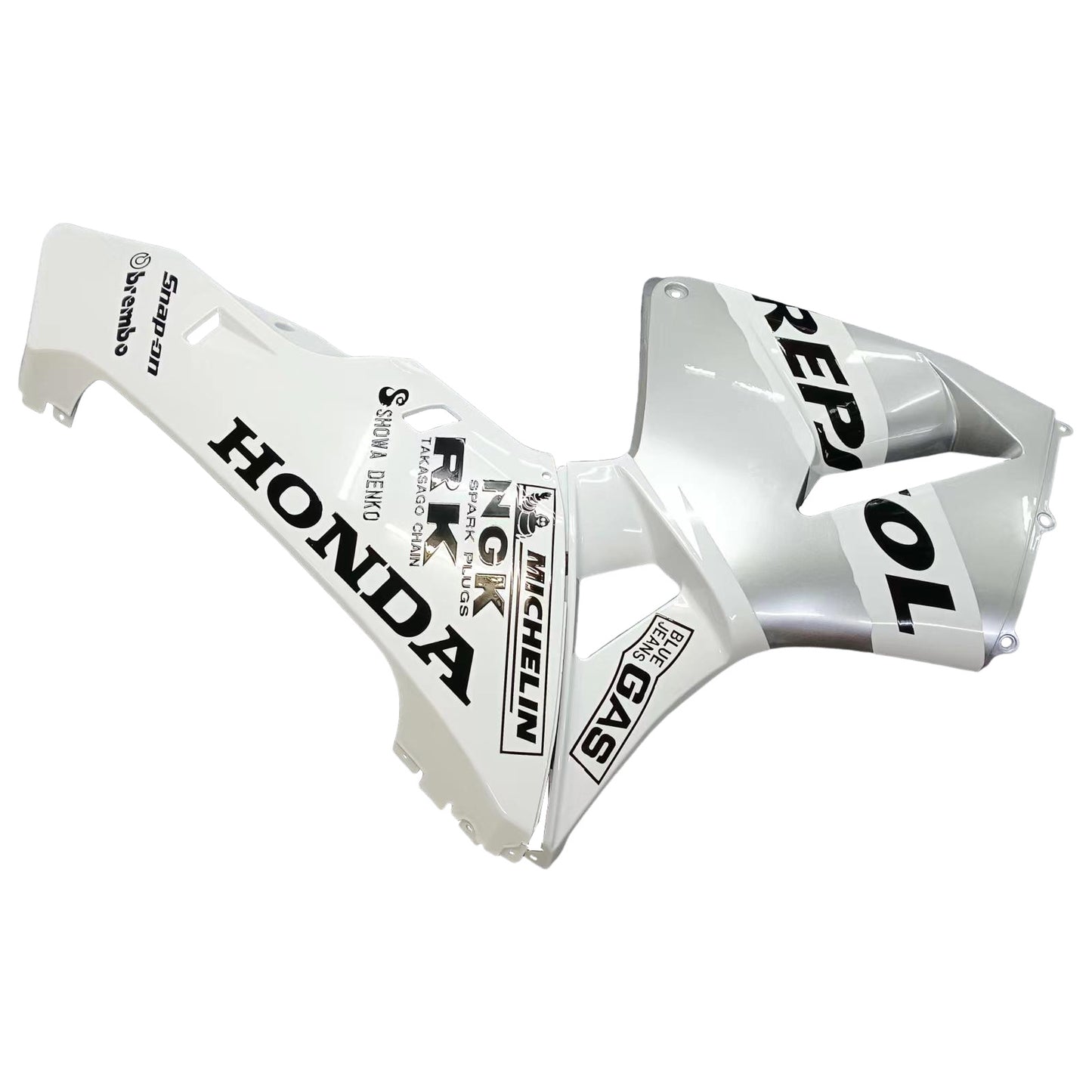 Carene 2003-2004 Honda CBR 600 RR Bianco &amp; Argento Repsol Racing Generic