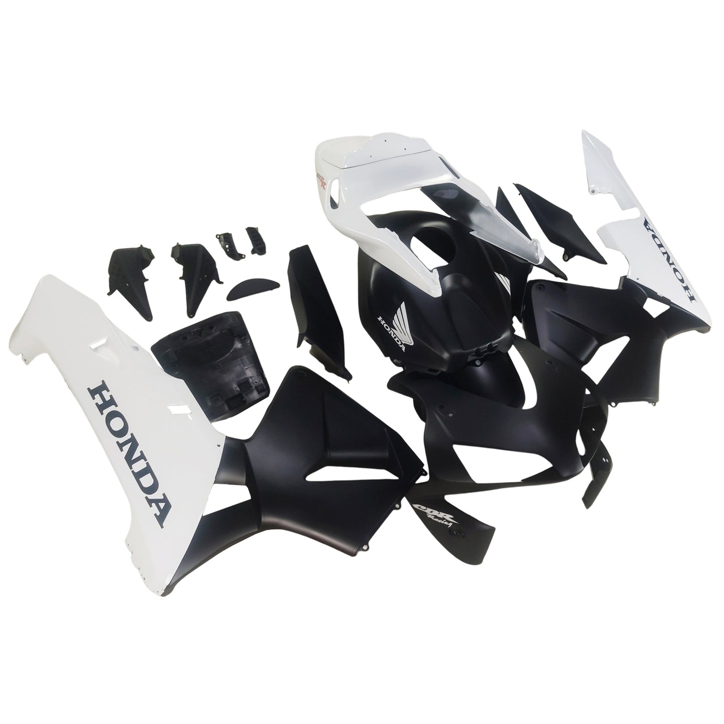 Carene 2003-2004 Honda CBR 600 RR Matte Black &amp; Whit CBR Generic