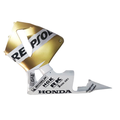 Amotopart 2003-2004 Honda CBR600 Cladding White & Gold Kit