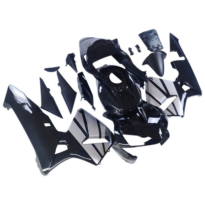 Carene 2003-2004 Honda CBR 600 RR Nero &amp; Argento CBR Racing Generico