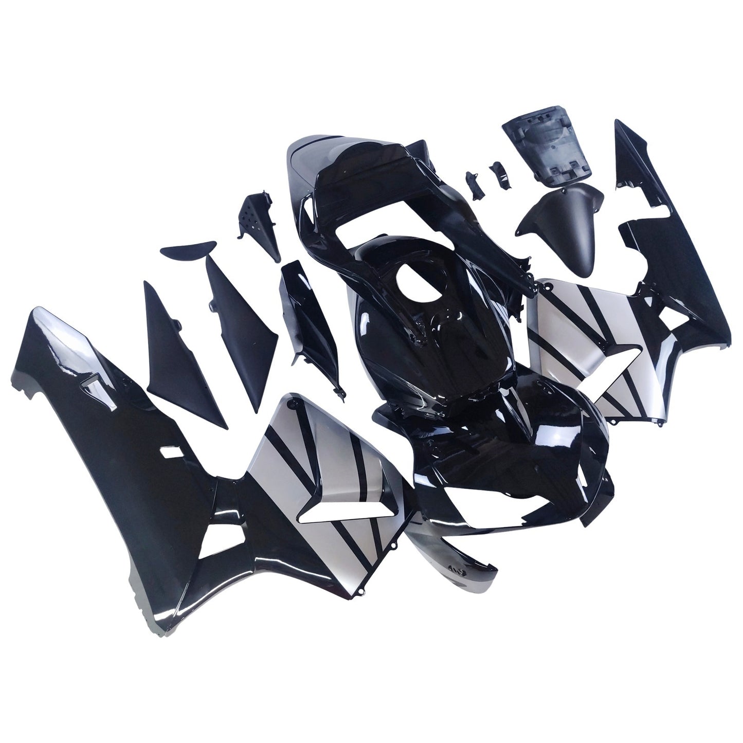 Amotopart 2003-2004 CBR600 Honda Cladding Black Kit