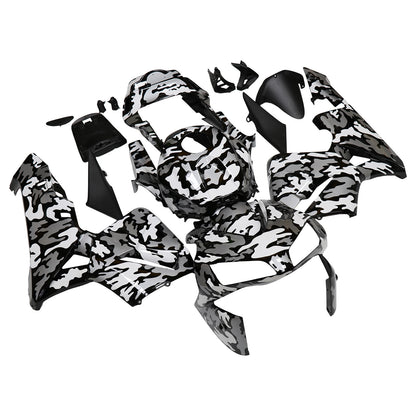 Carene 2003-2004 Honda CBR 600 RR Blk Wht Silver Camouflage Generico