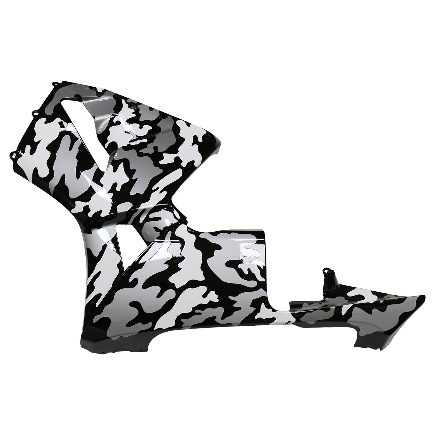 Carene 2003-2004 Honda CBR 600 RR Blk Wht Silver Camouflage Generico