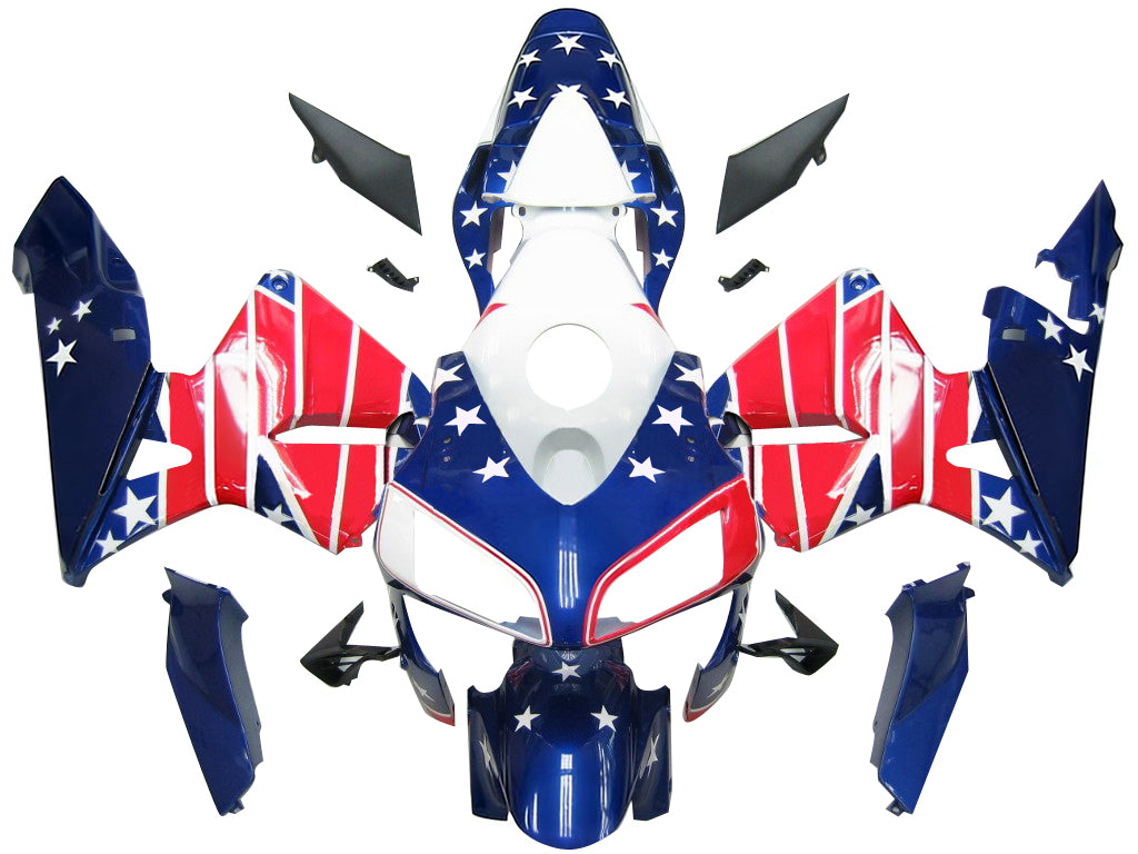 Carene 2003-2004 Honda CBR 600 RR Bandiera USA Castrol Generico