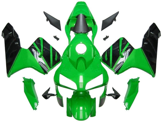 Carene 2003-2004 Honda CBR 600 RR Verde & Nero CBR Generic
