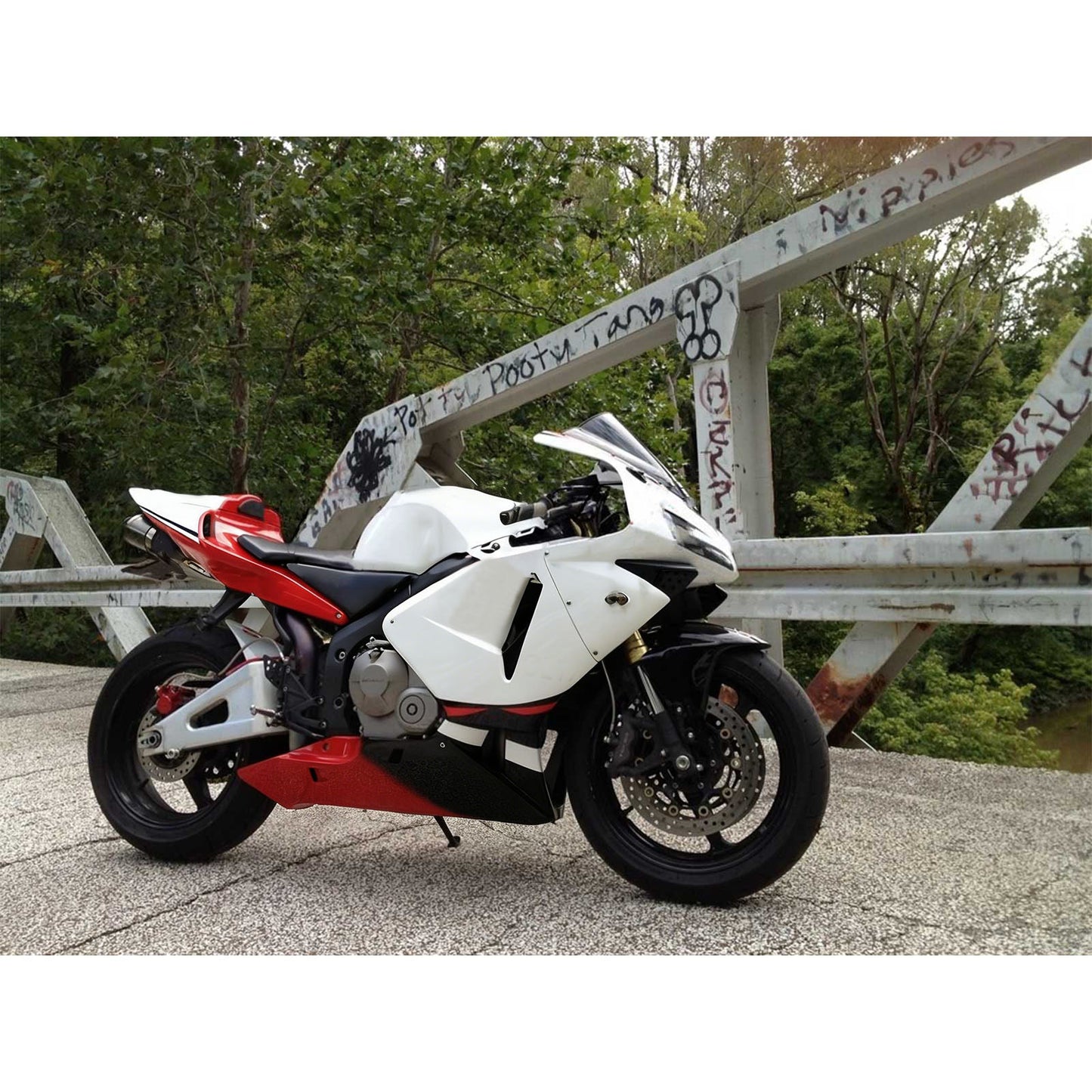 Kit carenatura per carrozzeria addominali di plastica per Honda CBR600RR 2003-2004 F5