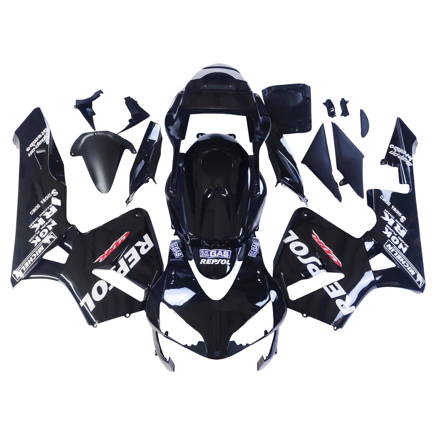 Kit carenatura per carrozzeria addominali di plastica per Honda CBR600RR 2003-2004 F5
