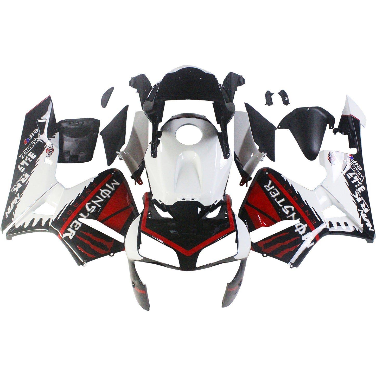 Amotopart Honda CBR600RR 2003-2004 F5 Kit carena Carrozzeria Plastica ABS