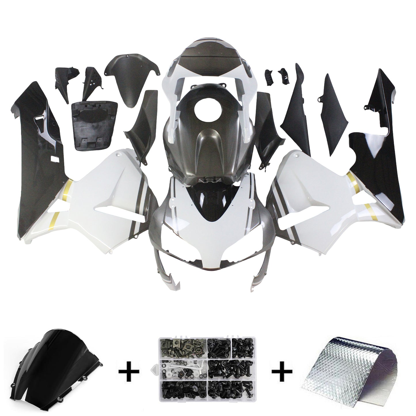 Amotopart Honda CBR600RR 2003-2004 F5 Kit carena Carrozzeria Plastica ABS