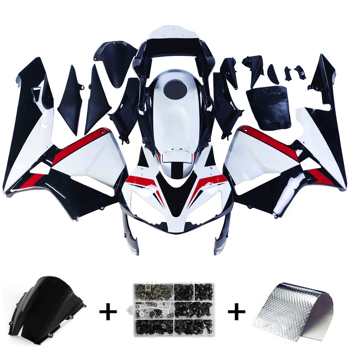 Amotopart Honda CBR600RR 2003-2004 F5 Kit carena Carrozzeria Plastica ABS