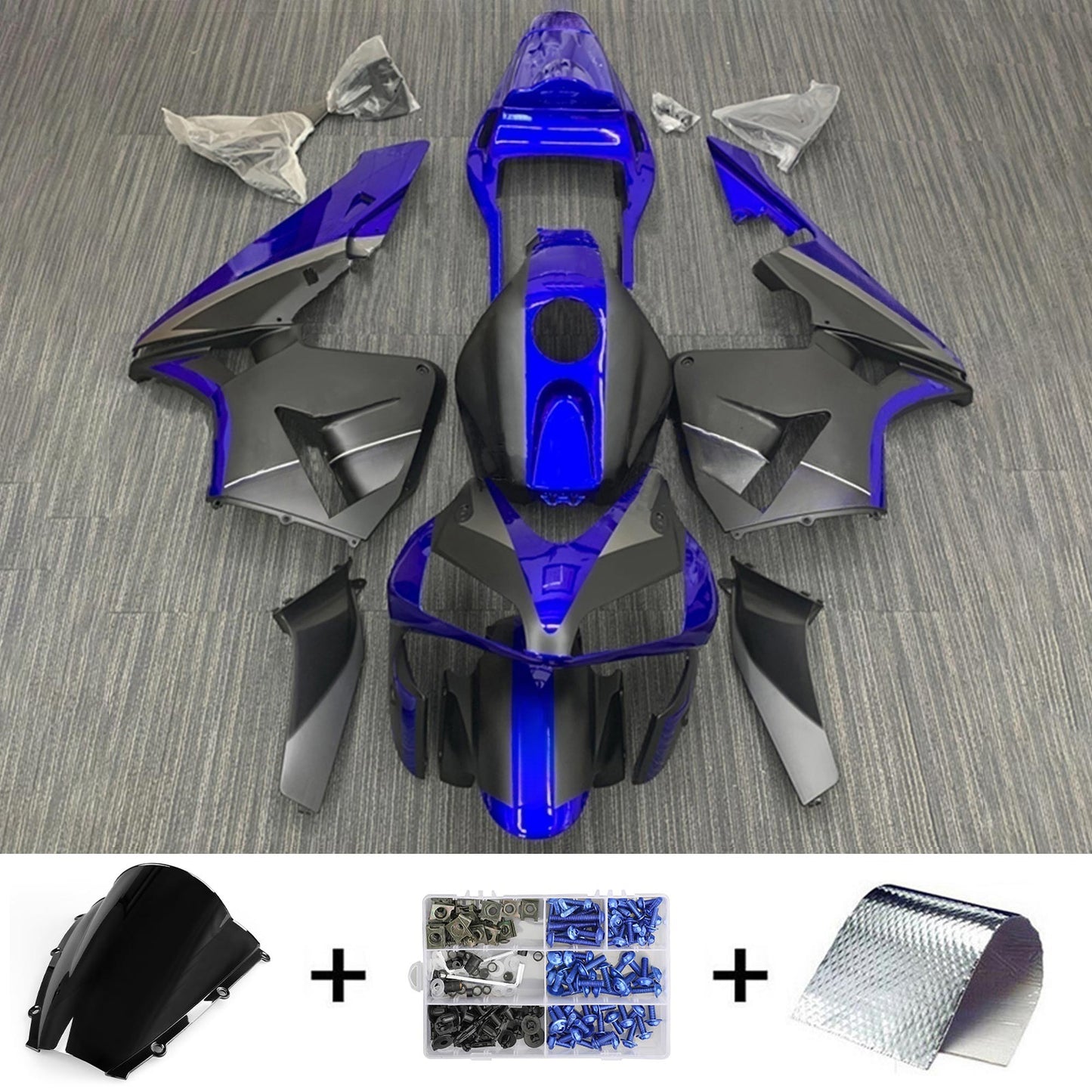Amotopart Honda CBR600RR 2003-2004 F5 Kit carena Carrozzeria Plastica ABS